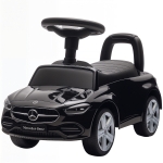 AIYAPLAY Voiture pour enfants sous licence Mercedes Benz avec klaxon et espace de rangement, 65x28x39 cm, Noir