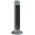 HOMCOM Tower Fan for Bedroom Cooling, 75cm Electric 70° Oscillating with 3 Speed Settings, Standing Floor Fan, Grey