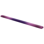SPORTNOW Bârnă de gimnastică pliabilă bază antiderapantă, mâner de transport, 236 x 10/15 x 6,5 cm violet și roz