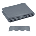 Outsunny Material de Înlocuire pentru Cort Retractabil 4x3 m din Poliester Anti UV 50+ Gri