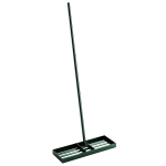 Outsunny Lawn Levelling Rake, 76 x 26 cm Lawn Leveller Lute with 169 cm Handle for Grass Soil Sand Yard Golf Course