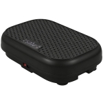 SPORTNOW Trilplaat met 120 Intensiteitsniveaus, 5 Vooraf ingestelde Programma's, Afstandsbediening en LED-Display voor Spieropbouw - Zwart