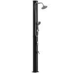 Outsunny Zonnedouche 35L Tuindouche met Vorstbescherming draaibare regendouchekop kraan, aansluiting voor tuinslang