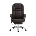 Vinsetto Six Point Vibrating Massage Office Chair - Dark Brown