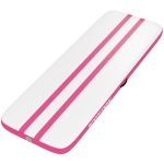 SPORTNOW Covoraș Gonflabil pentru Gimnastică, 3,05 m cu Pompă Electrică și Geantă