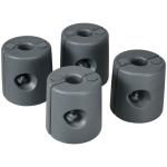 Outsunny Lot de 4 Pieds de tonnelle pop-up remplis d'eau ou de sable pieds de sol pour pavillon en HDPE avec vis de sécurité