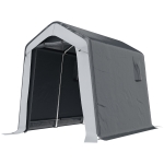Outsunny 1.8 x 2.4m Garden Storage Shed Tent, Waterproof Portable Shed Shelter for Motorbike, Garden Tools, Bike Storage