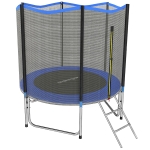 Trampoline SPORTNOW 244 cm, filet de sécurité inclus, échelle d'accès.