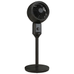 HOMCOM Air Circulator Fan Pedestal Cooling Fan with 3 Speed and Carry Handle, 9 Inch, Black