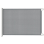 PawHut Retractable Pet Safety Gate, Folding Dog Barrier, Grey