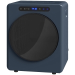 HOMCOM Sèche linge à évacuation, sèche-linge électrique 1000 W 3 Kg, 6 modes de séchage, minuterie, acier inoxydable, bleu