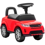 AIYAPLAY Macchina per Bambini Licenza Land Rover con Clacson e Spazio Portaoggetti, 65.5x28x42 cm, Rosso