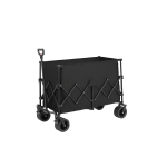 Faltbarer Strandwagen, 109x53x83 cm, Schwarz