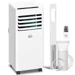 HOMCOM Portable Air Conditioner 9000 BTU, Air Conditioning Unit with Digital Display for Room up to 28㎡