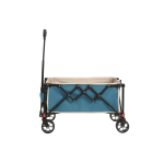 Faltbarer Bollerwagen, für Camping, Einkaufen, 77 x 48 x 45 cm, Blau