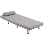 HOMCOM Adjustable Back Futon Sofa Chair - Grey