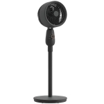 HOMCOM Pedestal Fan, Powerful Air Circulator, 36 Inch Floor Standing Fan with 3 Speed Settings, 70° Oscillating for Bedroom, Home and Office, Black