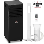 HOMCOM 5000 BTU 4-In-1 Portable Air Conditioner Unit for Room up to 18m², Good Housekeeping Institute Approved