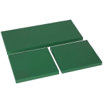 Outsunny Outdoor Seat Cushion Pads for Rattan Furniture, 3 PCs Garden Furniture Cushions, Green