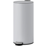 HOMCOM Poubelle cuisine 30L, poubelle à pédale avec seau intérieur amovible, couvercle à fermeture douce, 36x30x60,5cm, gris