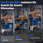 Sportsroyals Power Tower, Dip-Station, Klimmzugstange für das Krafttrainingsgerät im Heim-Fitnessstudio, 204 kg
