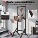 Sportsroyals Power Tower, Dip-Station, Klimmzugstange für das Krafttrainingsgerät im Heim-Fitnessstudio, 204 kg