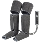 HOMCOM Beenmassager met warmte, compressie, 3 automodi & 3 intensiteiten, voet- en kuitmassageapparaat