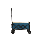 Carrito plegable para playa y jardín, para camping, compras, 66x41x44,5 cm, Azul