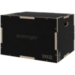 SPORTNOW Box Jump pliométrie 3 en 1 boîte à saut musculation fitness pour box training en bois, 41/51/61 cm