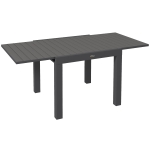 Outsunny Gartentisch Outdoor-Tisch, wetterbeständig, 162 x 80 x 75 cm, Grau