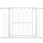 PawHut Portão de proteção para cães, 76-104 cm portão sem perfuração, grade para escadas