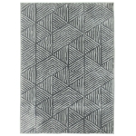 HOMCOM Tapete de sala em estilo moderno, lavável, tapete de área 150 x 80 cm Cinza escuro