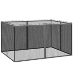 Outsunny Moustiquaires pour tonnelle barnum pavillon de jardin 3 x 4 m - lot de 4 moustiquaires zippées + crochets d'attaches