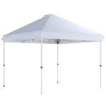 Outsunny Pavillon 3 x 3 m Wasserdicht Stabil Winterfest Pop-up Faltpavillon, UV 50+ mit Tasche Sandsäcke
