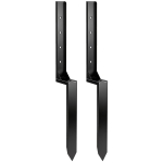 Outsunny Hekpaal reparatieset 2-delig ondersteuning voor hekposten met schroeven boor 81 x 5,5 x 12 cm Zwart