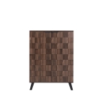 Space-Saving Shoe Cabinet with Adjustable Shelves, Modern Hallway Storage with Soft-Closing Hinges, 80L x 35W x 110H cm, Wood