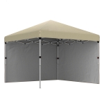 Outsunny Tonnelle barnum de jardin pop-up pliant réglable en hauteur protection UV 30+ 2 parois latérales sac de transport inclus