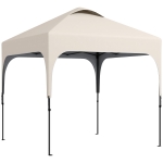 Outsunny Tonnelle 2,5 x 2,5 m barnum de jardin Pop-up pliant hauteur réglable Oxford anti UV50+ châssis acier sac de transport