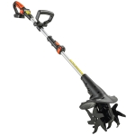 Outsunny Motosapă Fără Fir 18V, Lățime de Lucru 20cm, Adâncime 18cm, 4 Lame, Mâner Reglabil, pentru Grădină și Terenuri, Bateria și Încărcătorul Nu Sunt Incluse