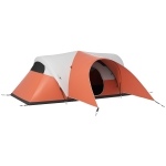 Outsunny Cort de Camping pentru 5-6 Persoane cu Pridvor, Impermeabil 3000mm cu Geantă de Transport, Portocaliu