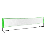 SPORTNOW Ensemble set complet de badminton, pickleball et volleyball, 3 en 1, jeux sport extérieur avec filet hauteur réglable