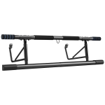 SPORTNOW Pull-Up Bar, No-Drilling Chin-Up Bar, Push-Up Stand with Resistance Bands, Padded Handles for Home Gym Exercise