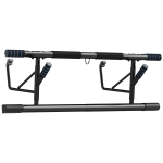 SPORTNOW Pull-Up Bar, No-Drilling Chin-Up Bar, Push-Up Stand with Resistance Bands, Padded Handles for Home Gym Exercise, Blue