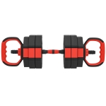 SPORTNOW 6-in-1 Hantelset Kurzhantel Set Kurzhanteln Langhanteln verstellbar 25 KG für Krafttraining Zuhause