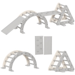 AIYAPLAY 8-in-1 Indoor Klimrek - Creatief Speelplezier voor Kinderen