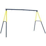 AIYAPLAY Estructura de Columpio Infantil Metálica para 2 Columpios Carga 150 kg para Asiento de Columpio Nido Azul