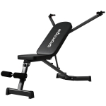 SPORTNOW Panca Regolabile con Bande di Resistenza, Pieghevole Inclinata/Declinata/Piana