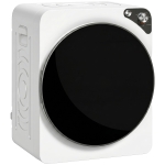 HOMCOM Asciugatrice Portatile da 1000W con 5 Programmi e Timer, in PCM e Acciaio Inox, 49x43x61 cm, Bianco