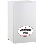 HOMCOM 91L Small Fridge with Chiller Box Under Counter Fridge with Reversible Door, Good Housekeeping Institute Approved, White