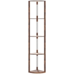 HOMCOM 4-Tier Corner Floor Lamp